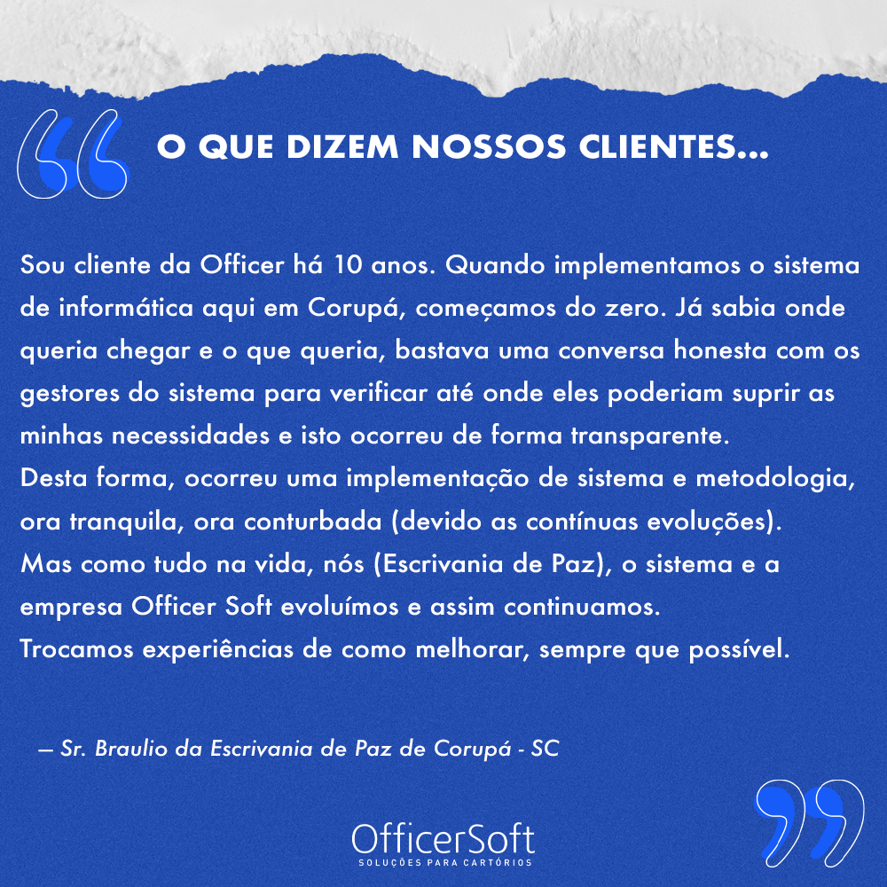 O que Dizem Nossos Clientes…