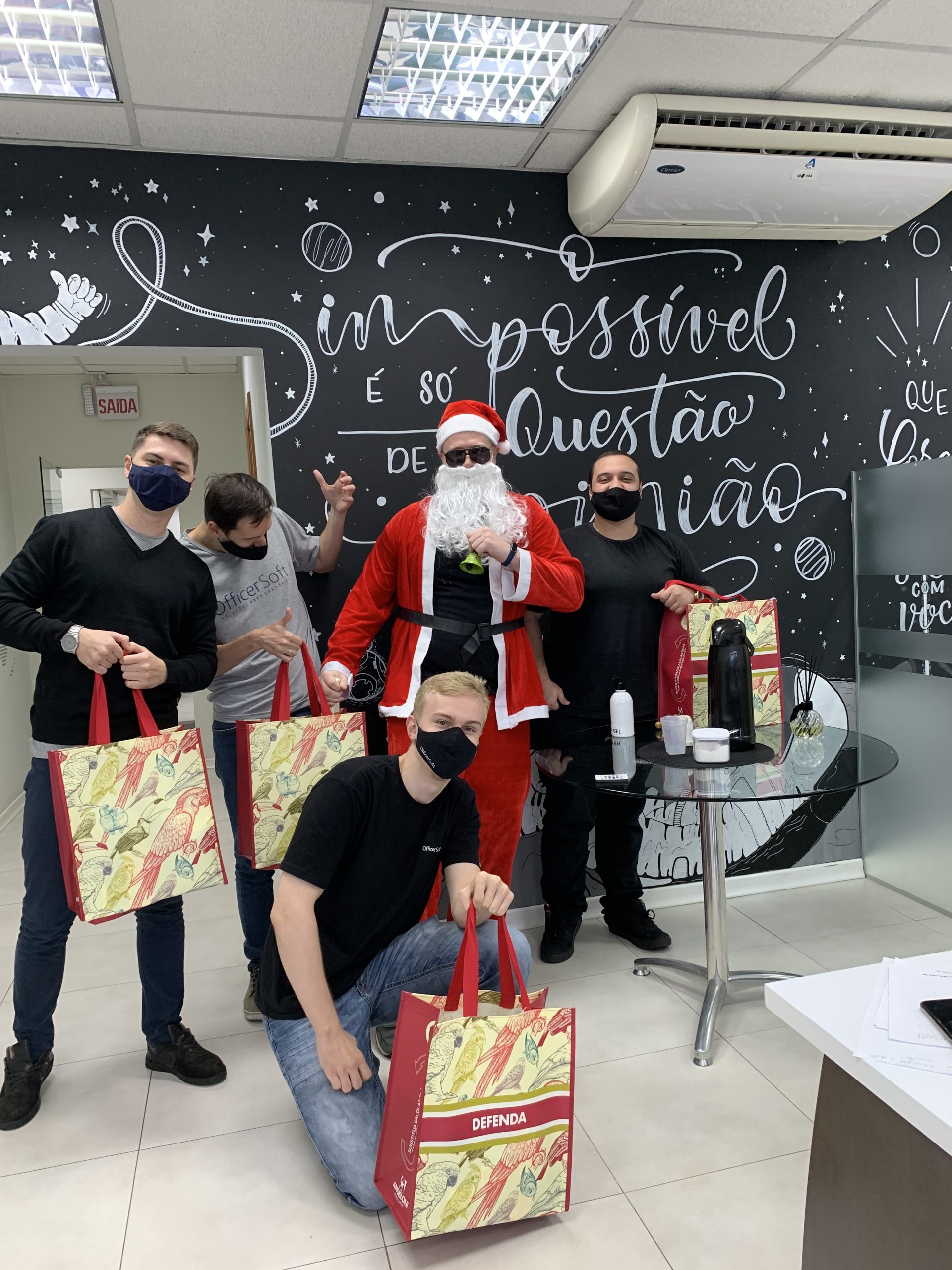 O Natal já chegou aqui na Officer Soft! ????