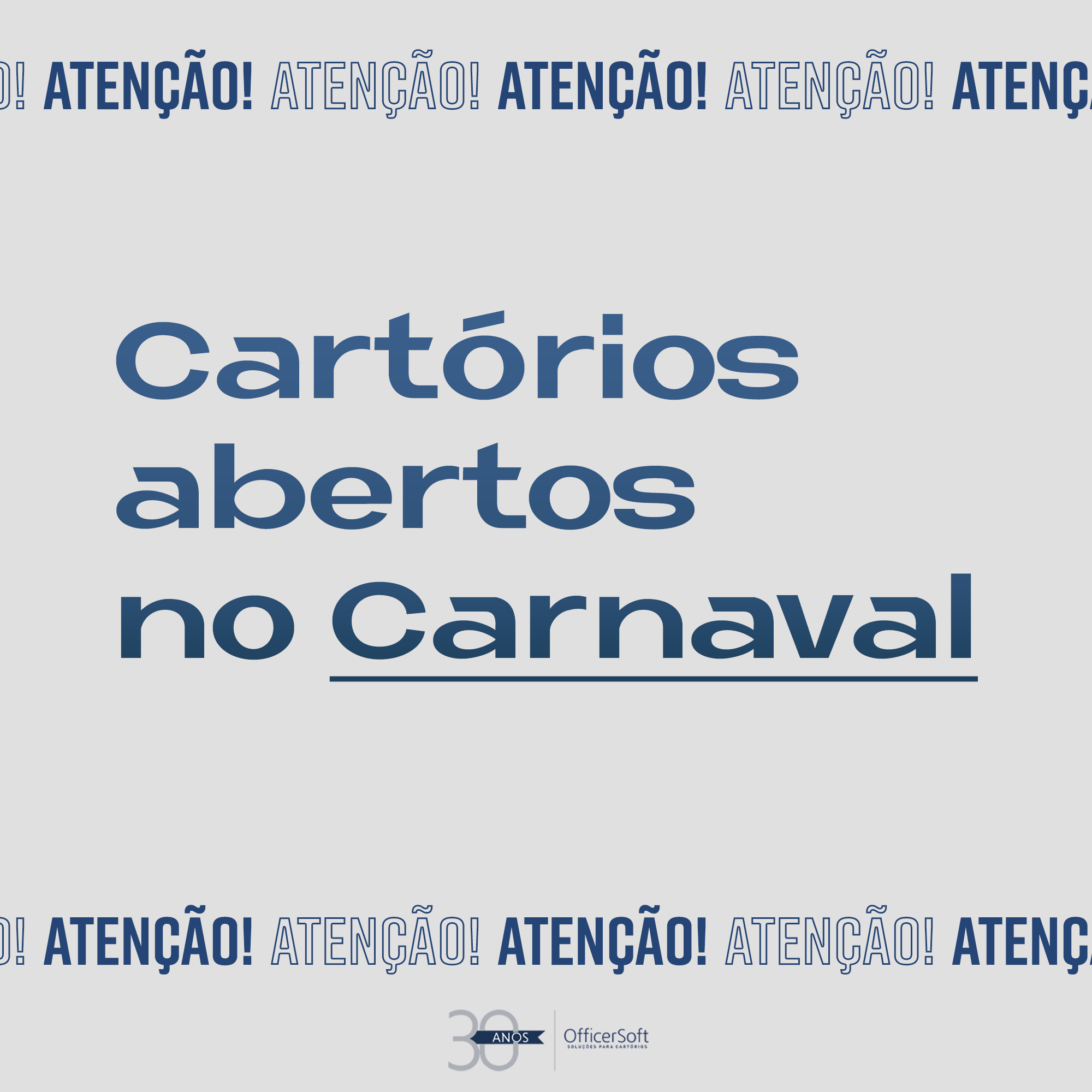 Cartórios abertos no Carnaval