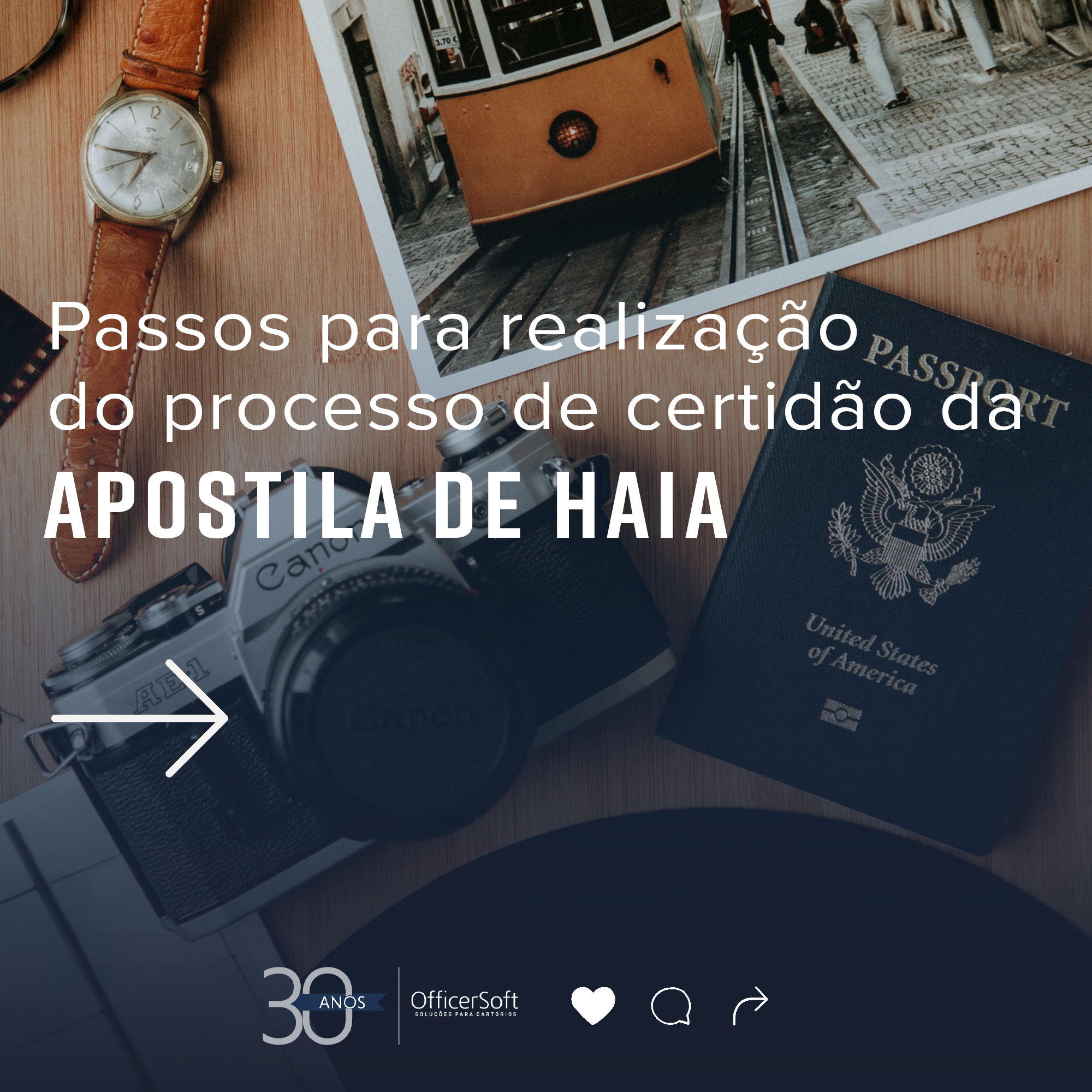 Passos para realização  do processo de certidão da Apostila de Haia