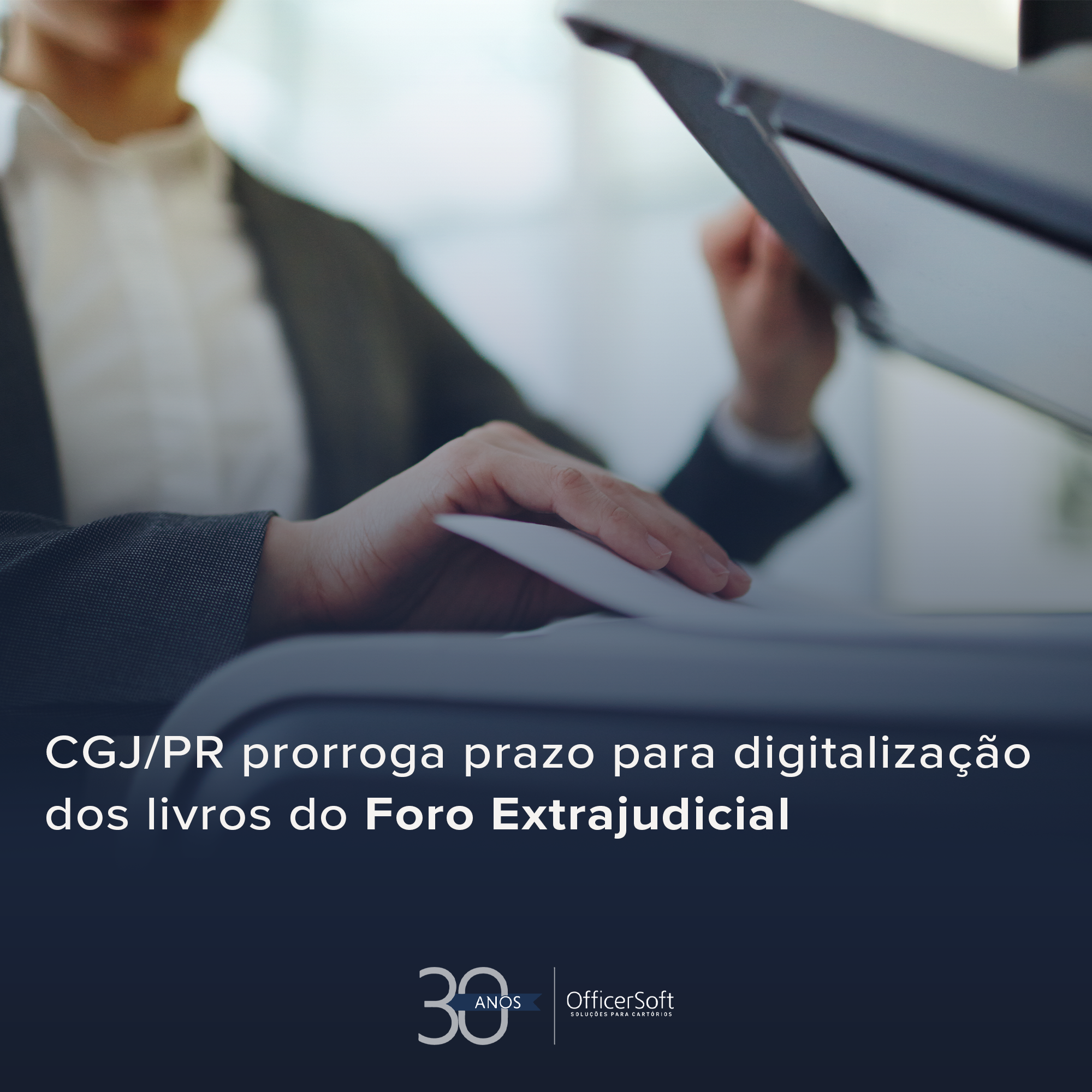 CGJ/PR prorroga prazo para digitalização dos livros do Foro Extrajudicial