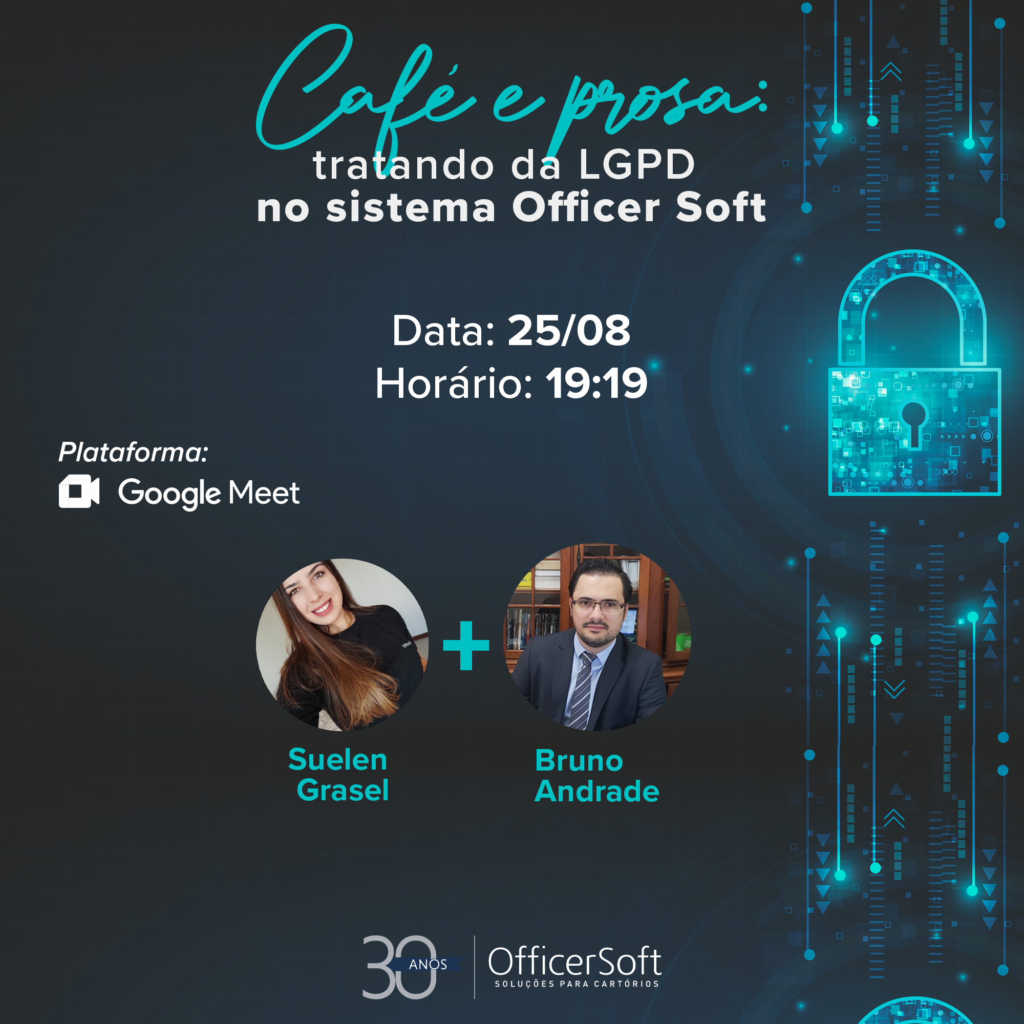 Café e Prosa: tratando da LGPD no sistema Officer Soft