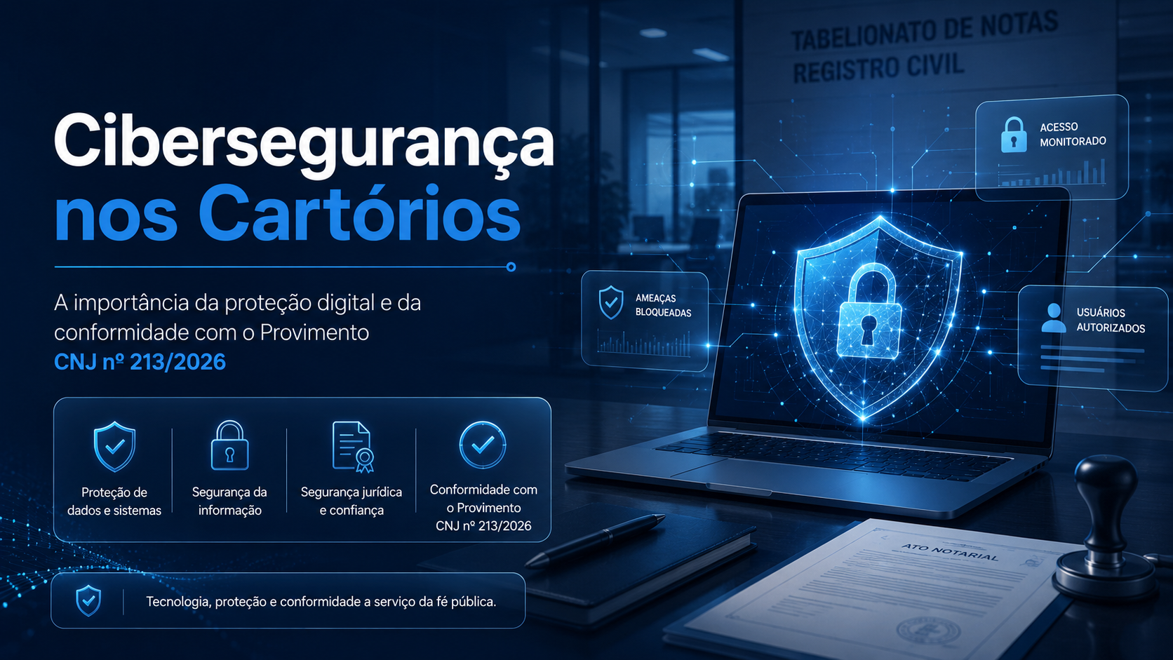 Cibersegurança nos cartórios: quando a proteção digital se torna parte da segurança jurídica