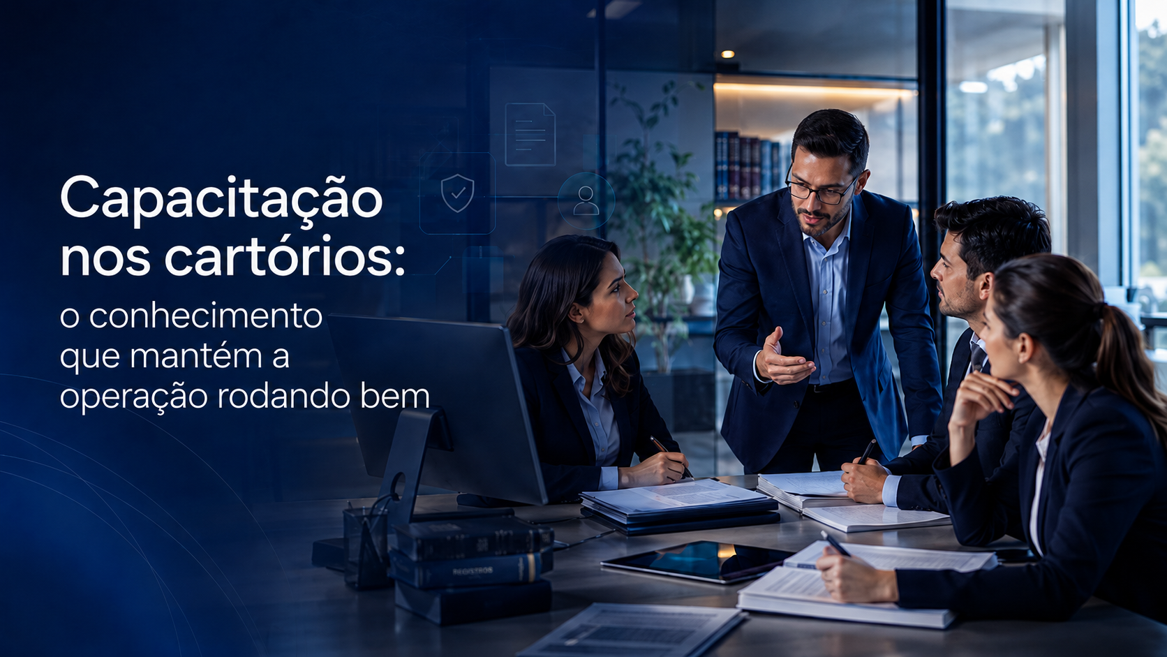 Capacitação nos cartórios: o conhecimento que mantém a operação segura, eficiente e preparada para o futuro