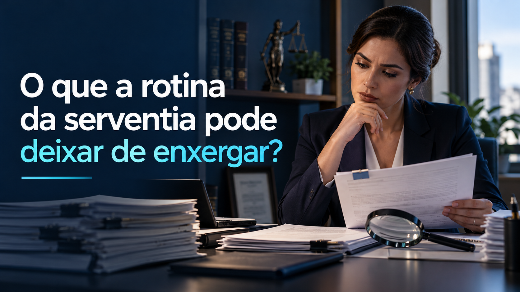 O que a rotina da serventia pode deixar de enxergar?